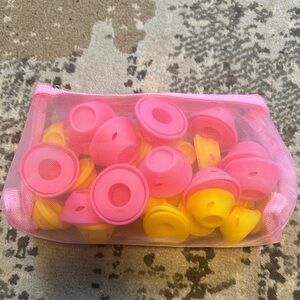 Magic Hair Curlers Rollers Silicone No Clip Styling Curling Tool with Bag